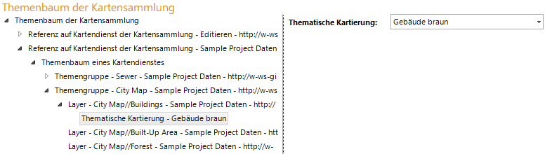 Konfiguration Thematische Kartierung