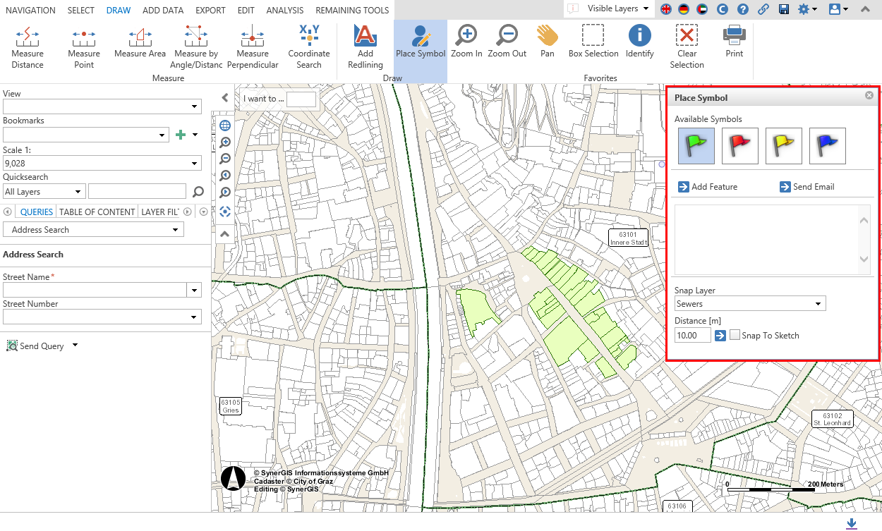 Tool form in the WebOffice core client