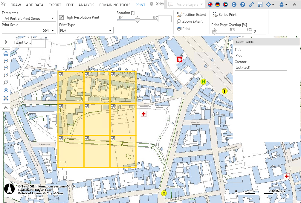Series print in teh Core Client