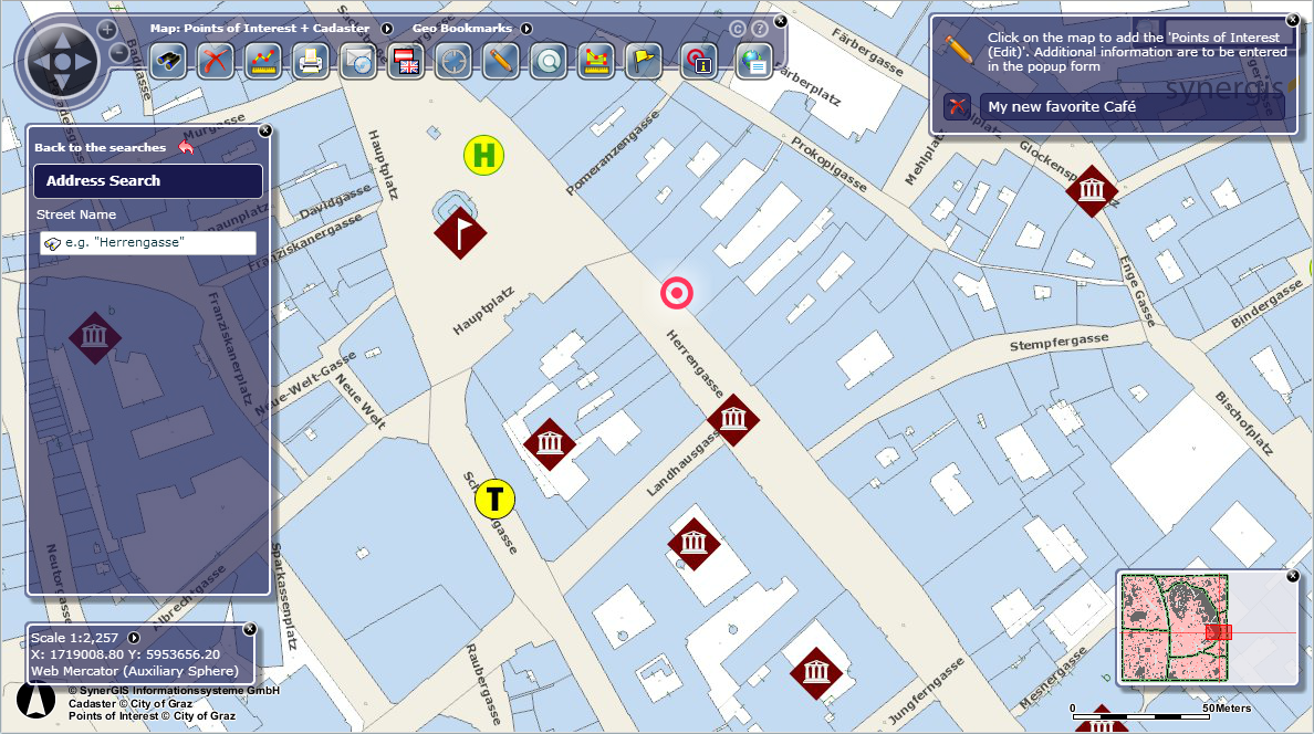 Overview of the created point