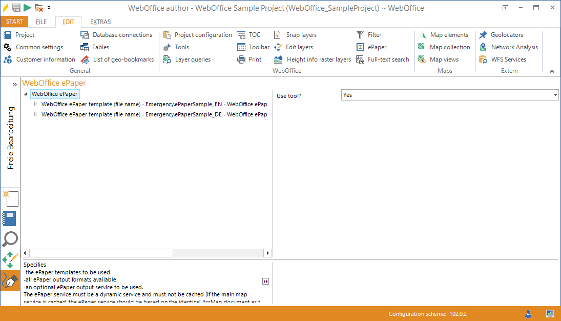 Activate the WebOffice ePaper tool in the WebOffice author Activate the WebOffice ePaper tool in the WebOffice author
