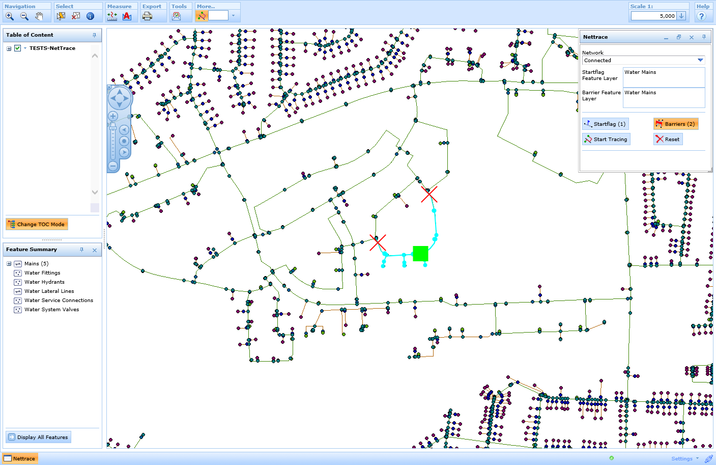 Netzverfolgung im WebOffice html Client