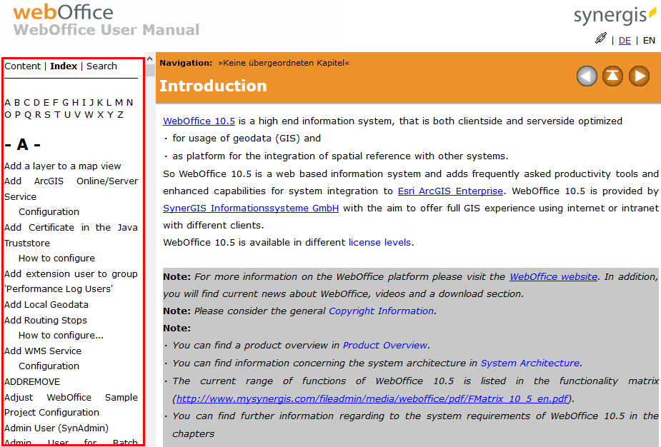 Index - search for keywords Index - search for keywords