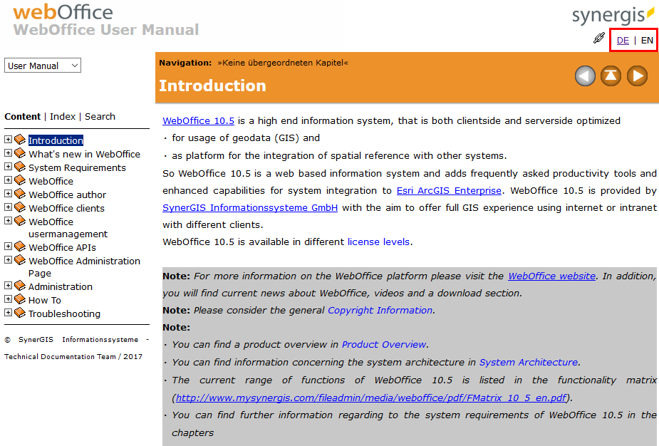 Change language Change language