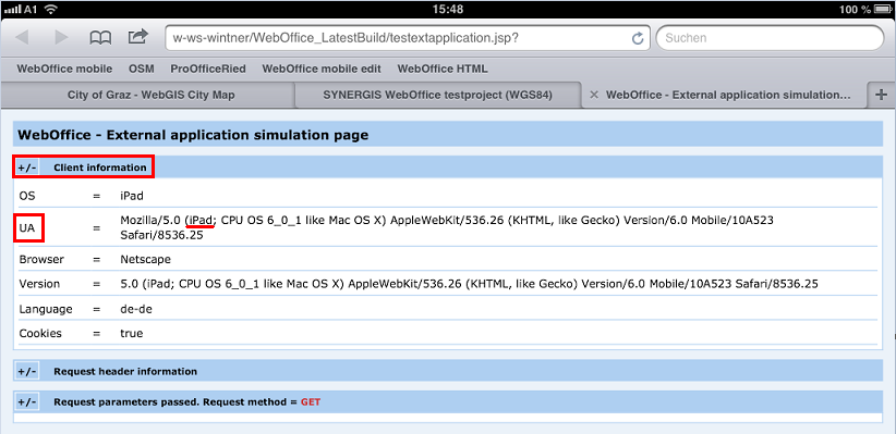 Read device ID from "testextapplication.jsp" Read device ID from "testextapplication.jsp"