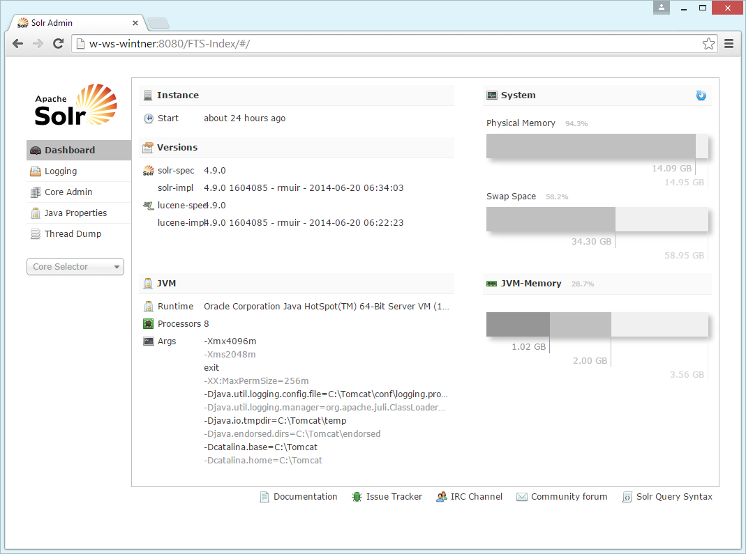 FTS-Index application