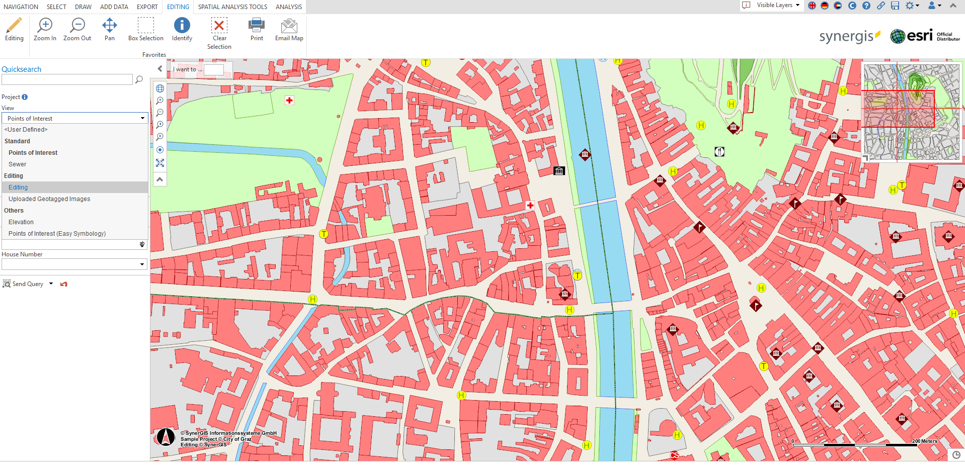 Interface of Admin user - Full access to editing functionality Interface of Admin user - Full access to editing functionality