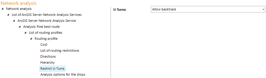 Configuration - Restrict U-Turns