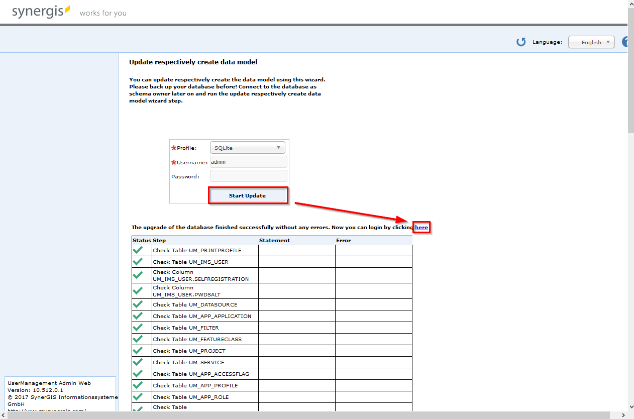 Create or update the data model in UserManagementAdminWeb Create or update the data model in UserManagementAdminWeb