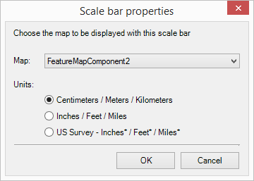 Scale bar properties