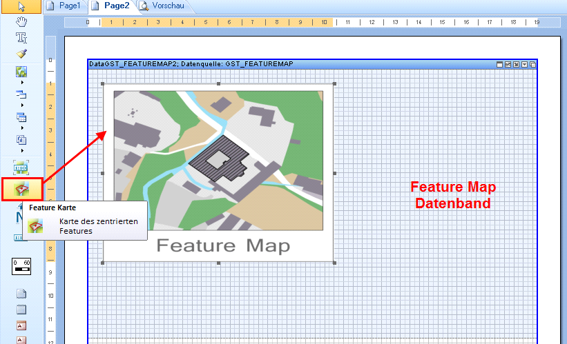Feature Karte einfügen