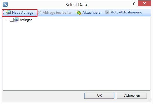 Neue Abfrage Neue Abfrage
