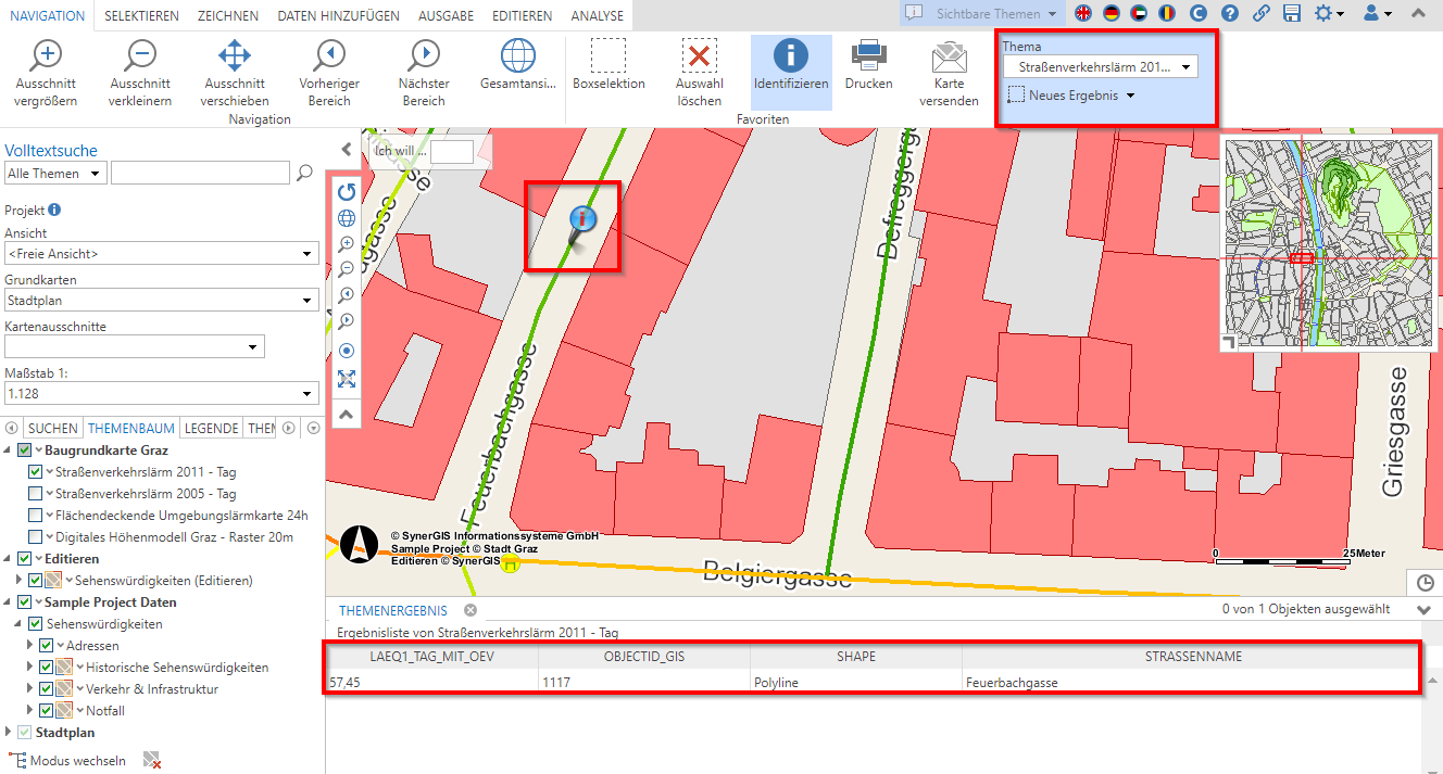 Objektinformationen vom WMS Layer abfragen Objektinformationen vom WMS Layer abfragen