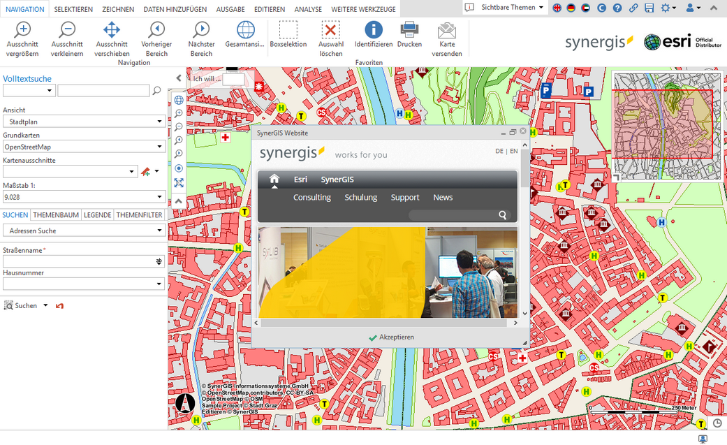 Anzeige eines externen GUI-Moduls im WebOffice core Client Anzeige eines externen GUI-Moduls im WebOffice core Client