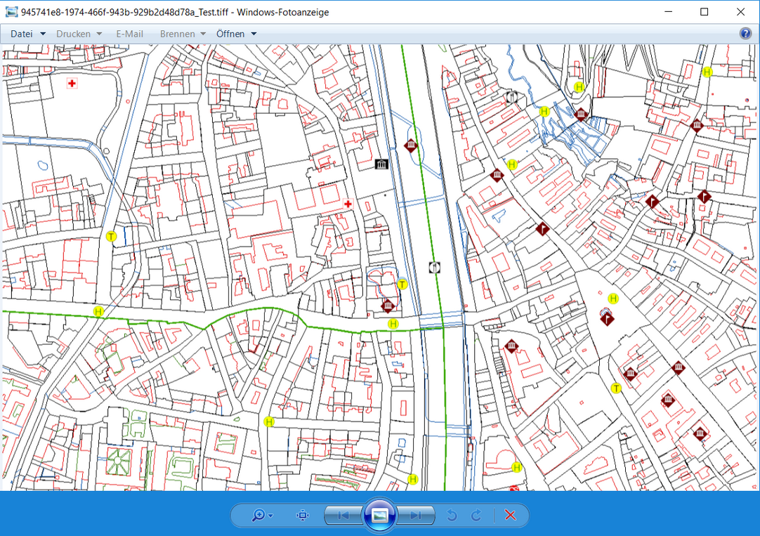 Exportiertes GeoTIFF
