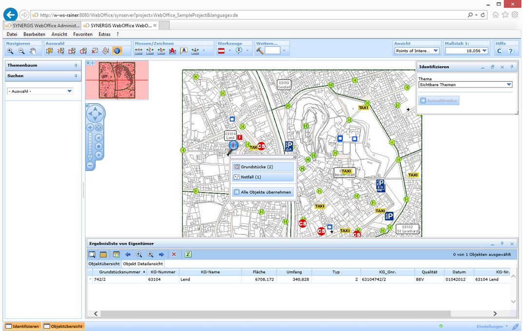 Indentifizieren von mehreren Layern&nbsp;