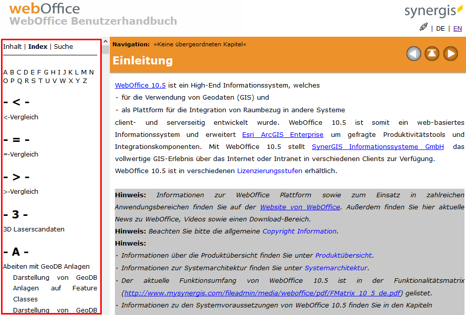 Index - Suche nach Stichwörter