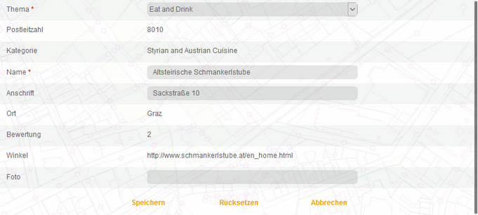 Attribute editieren im WebOffice mobile client mit eingeschränkten Editierfeldern - Tablet Modus Attribute editieren im WebOffice mobile client mit eingeschränkten Editierfeldern - Tablet Modus