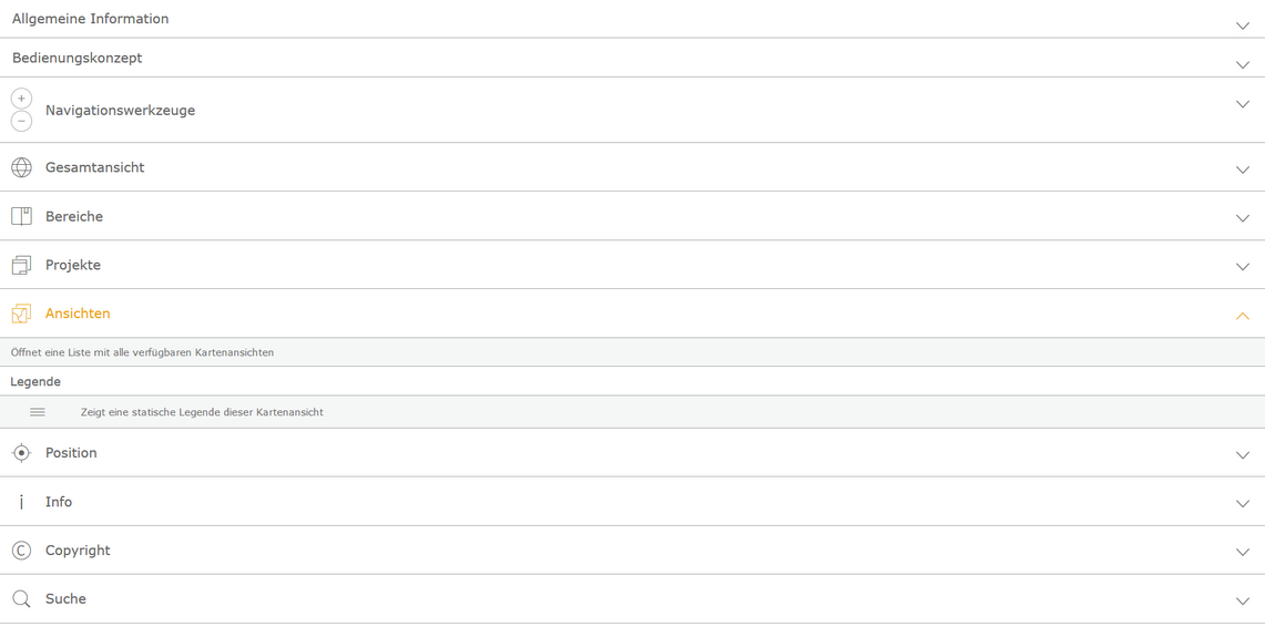 Online-Hilfe WebOffice mobile Clients; das Kapitel Kartenansicht ist erweitert Online-Hilfe WebOffice mobile Clients; das Kapitel Kartenansicht ist erweitert