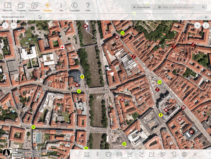 Zoom auf Position im WebOffice mobile Client Zoom auf Position im WebOffice mobile Client