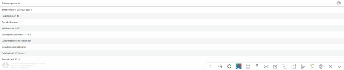 Detailansicht zu einem Objekt im mobile Client