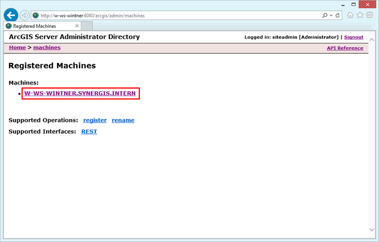 Select the correct machine