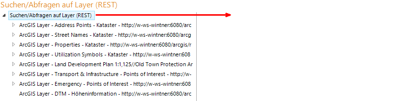 Nicht angezeigte flex spezifische Parameter in den Suchen/Abfragen Nicht angezeigte flex spezifische Parameter in den Suchen/Abfragen