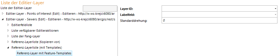 Konfiguration - Referenz-Layer mit Feature-Templates