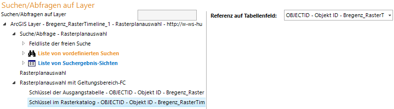 Konfiguration - Rasterplanauswahl mit Geltungsbereich-FC