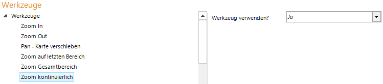 Konfiguraiton Zoom kontinuierlich