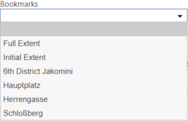 WebOffice core client - Bookmarks (Geo-Bookmarks)