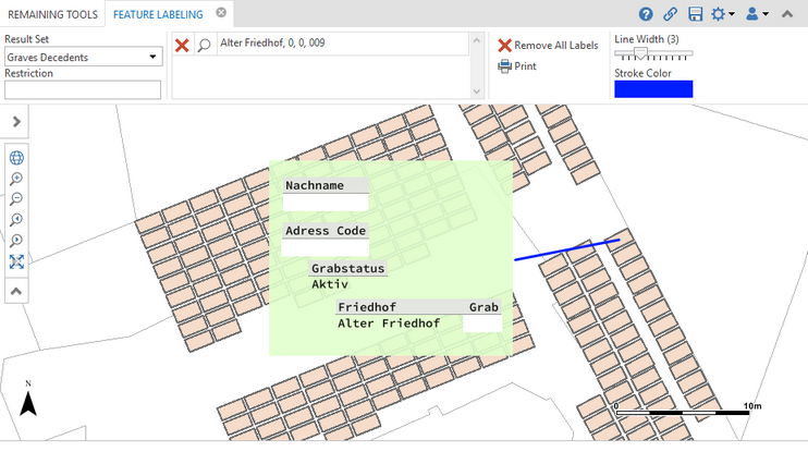 K5 labeling - style of labeling line in WebOffice core client
