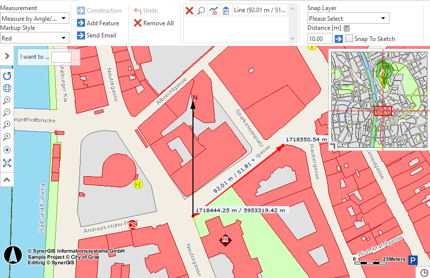 Measuring by angle/distance using snapping in the WebOffice core client Measuring by angle/distance using snapping in the WebOffice core client