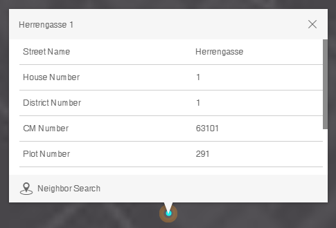 Expanded single result in the WebOffice flex client Expanded single result in the WebOffice flex client