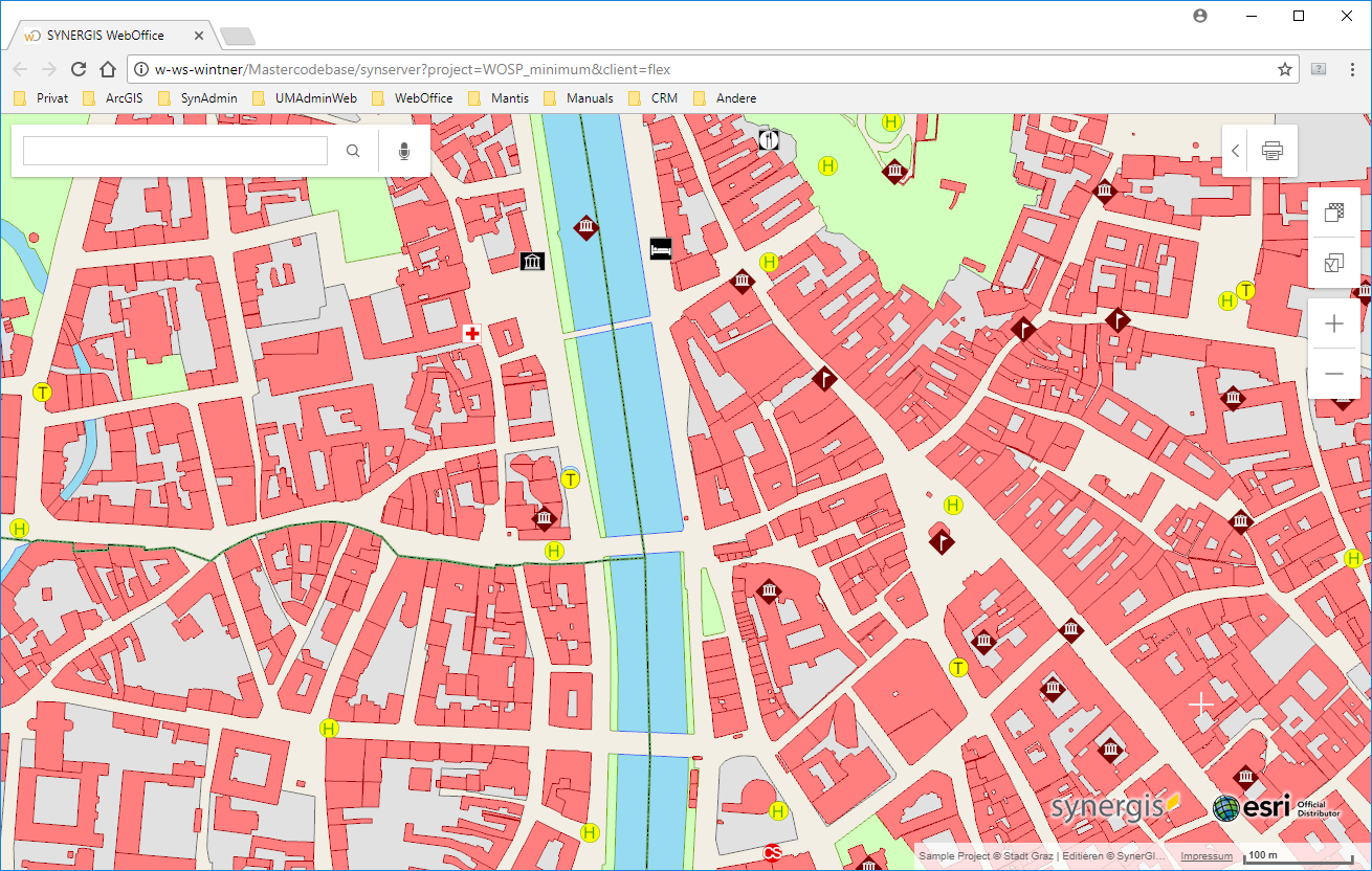 Standard Theme des WebOffice flex Clients
