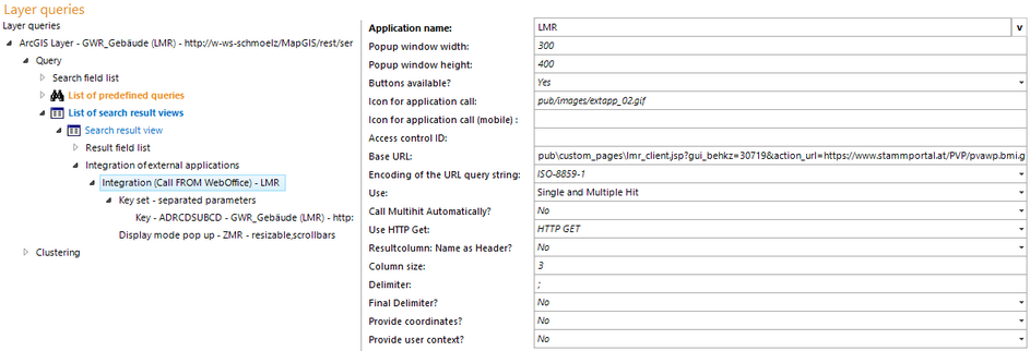 Configuration for LMR/ZMR integration Configuration for LMR/ZMR integration