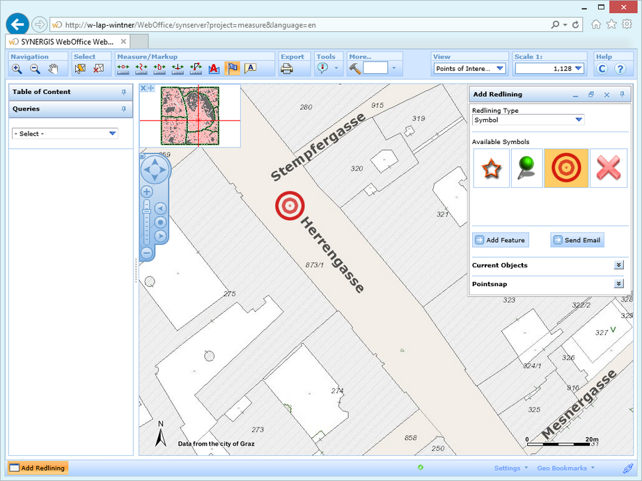Placing a symbol in the WebOffice html client