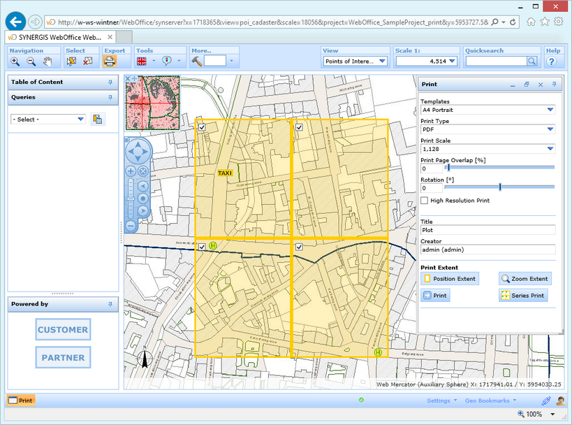 Set series print grid in the WebOffice html client Set series print grid in the WebOffice html client