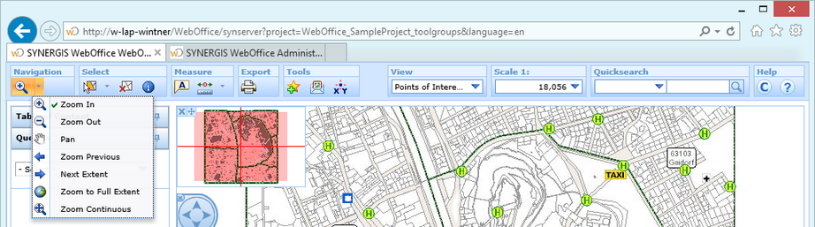 Provide tool groups in the WebOffice html client