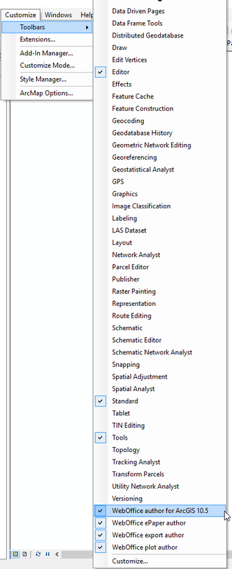  Activating WebOffice author Toolbar