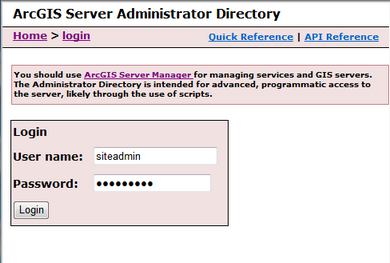 ArcGIS Server 10.6 Administrator Directory