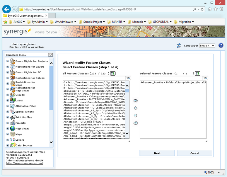 Modify a feature class - step 1
