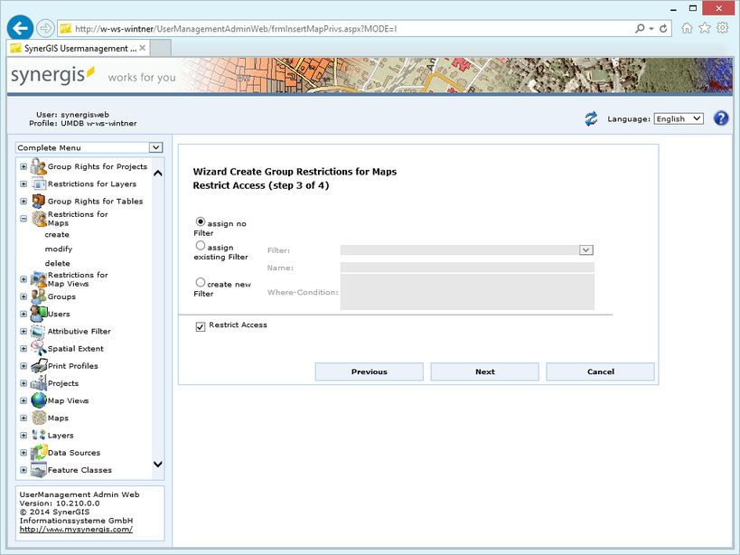 Create group restrictions for maps - setp 3 restrict access Create group restrictions for maps - setp 3 restrict access