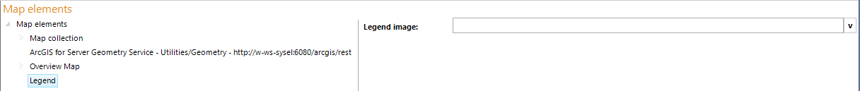 Legend configuration Legend configuration