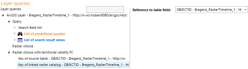 Configuration - Raster Choice with territorial validity FC Configuration - Raster Choice with territorial validity FC