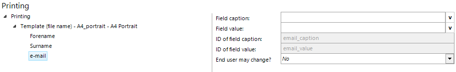 E-Mail configuration
