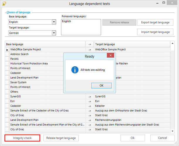 Checking integrity Checking integrity