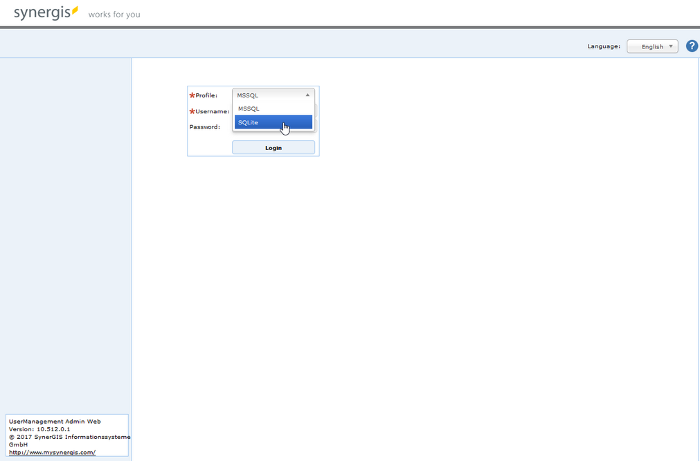 Start the UserManagementAdminWeb application