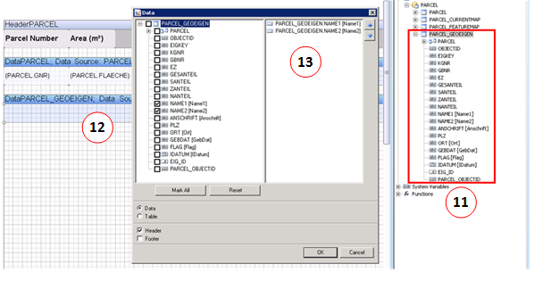 Adding the relation PARCEL_GEOEIGEN