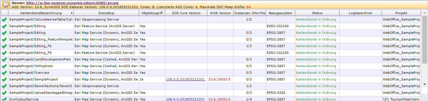 Kartendienste (Server - On Premise oder Online) Kartendienste (Server - On Premise oder Online)